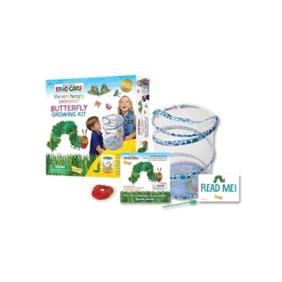 Image of Insect Lore The Very Hungry Caterpillar Butterfly Growing Kit