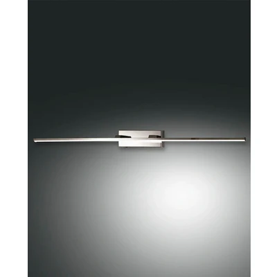 Image of Nala LED Bathroom Over Mirror Light Chrome Glass, IP44