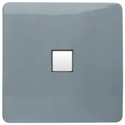 Image of Trendi Artistic Modern Glossy Tactile Telephone Socket Cool Grey