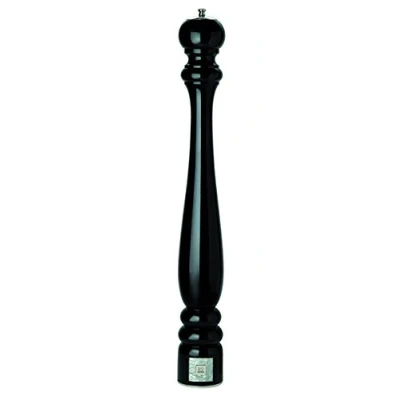 Image of PEUGEOT Paris 110 cm Pepper Mill Classic Grind System Made with PEFC Certified Wood Lifetime Guaranteed Mechanism in France Black Colour