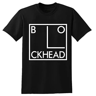 Image of Haben Blockheads IAN Dury T Shirt Graphic Tee Printed Top Mens Black L
