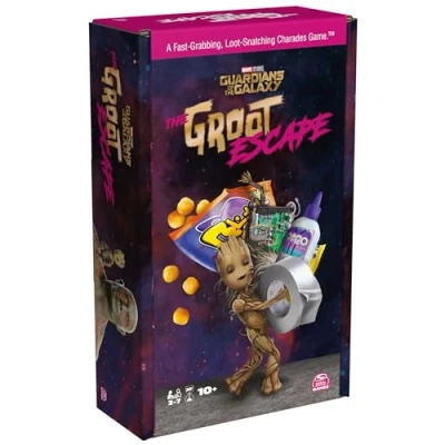 Image of Spin Master Games Marvel Guardians of The Galaxy, Groot Escape, Charades Style Card Board for Adults and Kids Ages 10 up