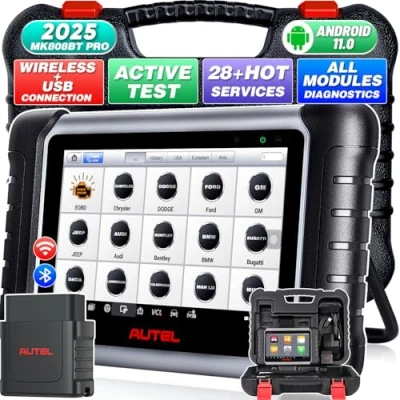 Image of Autel MaxiCOM MK808BT PRO: Android 11, 2024 Upgraded of MK808BT/ MK808S/ MK808/ MaxiCheck MX808, Bi Directional Control Scan Tool, Active Tests, All System Diagnostics, 28+ Services, Work with BT506