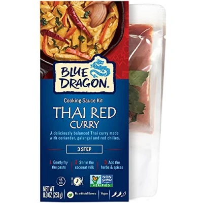 Image of Blue Dragon Thai Red Curry 3 Step Kit 253g Pack of 6
