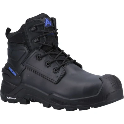 Image of Amblers Safety 980C WATERPROOF Boots Mens Black material_leather1 Size UK 11