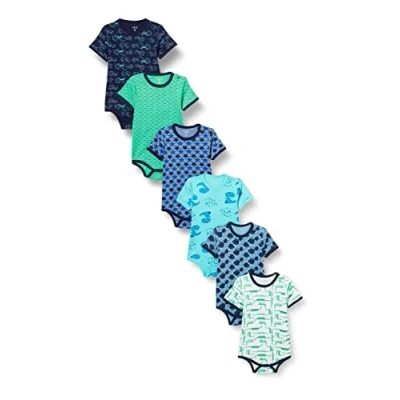 Image of Care Baby Body Kurzarm, 6er Pack Dark Navy (778), 80