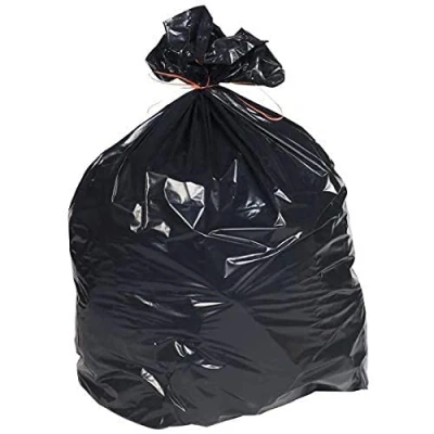 Image of We Can Source It Ltd Black Compactor Sack Bin Liners 18 x 29 39inch Bags Heavy Duty Sacks, Box of 200 Refuse Sacks for Industrial Waste