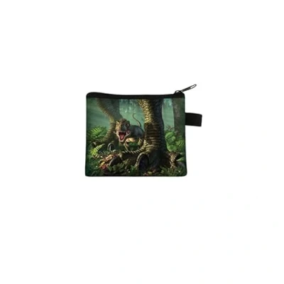 Image of Dinosaur Money Wallets Personalised Wallet Purse Cute Moneybags Stylish Moneybag Bag