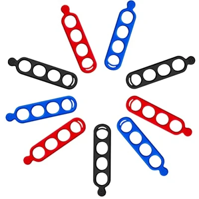 Image of OGORKI Bicycle Silicone Bands Bike Flashlight Strap Torch Speaker Mount Holder Bandage, Cycling Bikes Girdle Trumpet for Flash light, Bottle Cage, Pump, Phone 9PC Pack