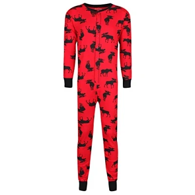 Image of Mens Ladies Onezee All in ONE Unisex Pyjamas EX Store Premium Night WEAR 1PC