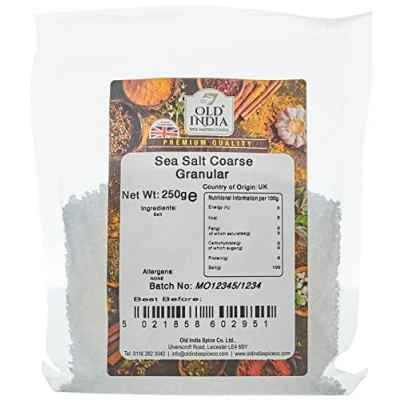 Image of Old India Sea Salt Coarse Granular 250g