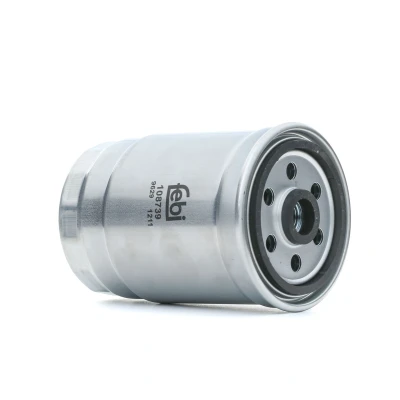 Image of 52126244AA, 52126244AB, 52126244AC, 52129220AA, 68057228AA Fuel Filter FEBI BILSTEIN 108739 Spin on Filter, with water separator SAAB: 9 3 Estate