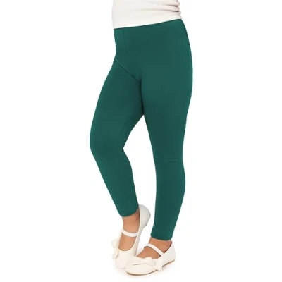 Image of Merry Style Girl&#039;s Long Leggings MS10 130 (Emerald Green, 11 Years)