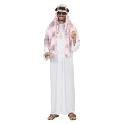 Image of WIDMANN 8904A Men’s Arabian Sheikh Costume. Saudi Prince, Halloween, Stag Do, Carnival