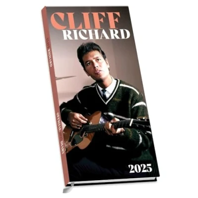 Image of 2025 Diary Cliff Richard Week to View Slim Pocket Official Product