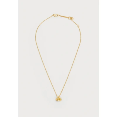 Image of kate spade new york Double KNOT Pendant Necklace goldcoloured, Women&#039;s, Size: One Size, Gold/coloured