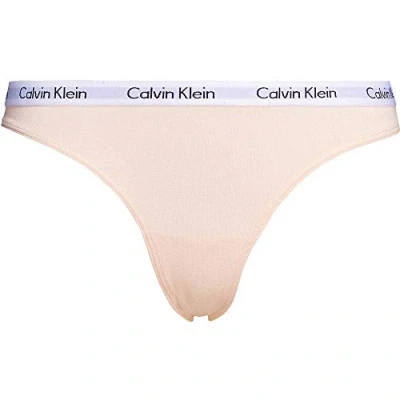 Image of Calvin Klein Underwear Thong, Women&#039;s, Size: XL, Nude