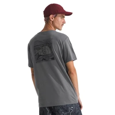 Image of The North Face BOX Celebration TEE Print Tshirt, Men&#039;s, Size: Small, Smoked pearl