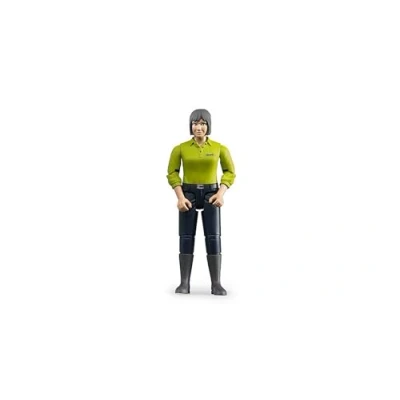 Image of Woman with Dark Blue Trousers and Boots