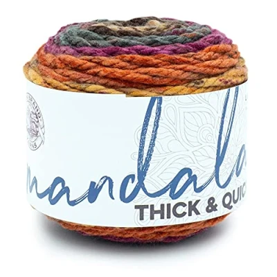 Image of Lion Brand Yarn 528 211 Mandala Thick &amp; Quick Yarn, Pocket Watch