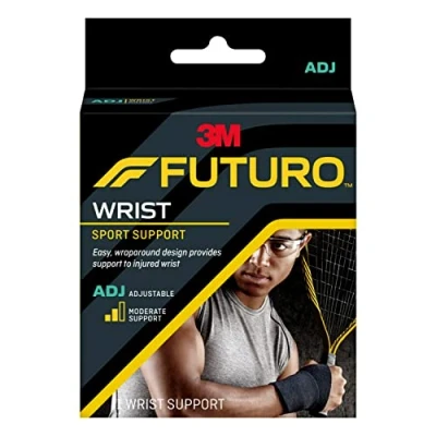 Image of Futuro Sport Reversible and Adjustable Black Wrist Support 1 Pack