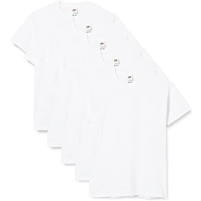 Image of Fruit of the Loom Boy&#039;s 61 019 0 T Shirt, White, 9 11 Years UK
