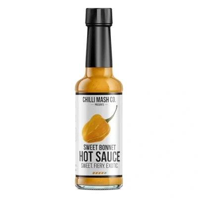 Image of Sweet Scotch Bonnet Chilli Sauce Mash Company 100ml Vegan and Vegetarian Friendly
