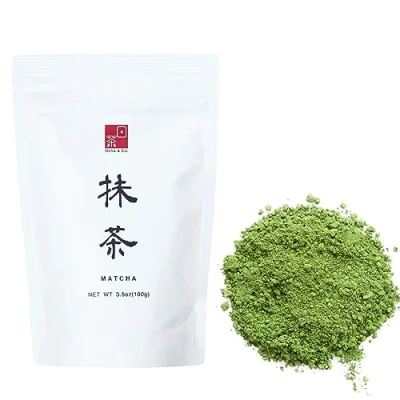 Image of Ocha &amp; Co. Japanese Tea Culinary Matcha Green Powder Superior Grade Traditional Stone Milled 100g/3.5oz.