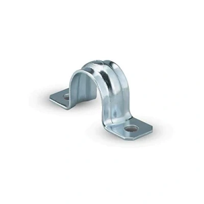 Image of Fischer Mounting Clamp BSMD 16, Ideal for Subsequent Fastening of Cables and Pipes, Quick Installation with Impact Nail ED in Concrete, Pack 50, 60169, Grey
