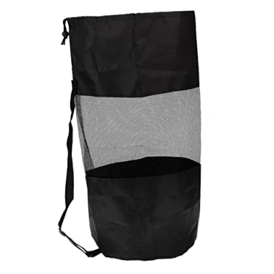 Image of Milageto 1 Pieces Scuba Backpack Surfing Gear for Dive Bag Pouch Mesh Duffel Black