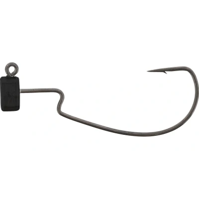 Image of Westin Offset Ned Jig Head Black Nickel Tungsten 2 Hooks, Size/Weight/Package Contents:Size 1/0/7g/2 Pieces