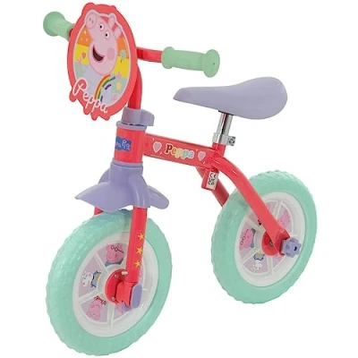 Image of Peppa Pig 10 inch 2 in 1 Training Bike