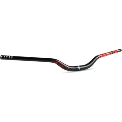 Image of Mountain Bike Riser Handlebar 31.8mm XC DH MTB 780mm Extra Long Bars Rise 50mm Aluminium Alloy Handlebars(Red)