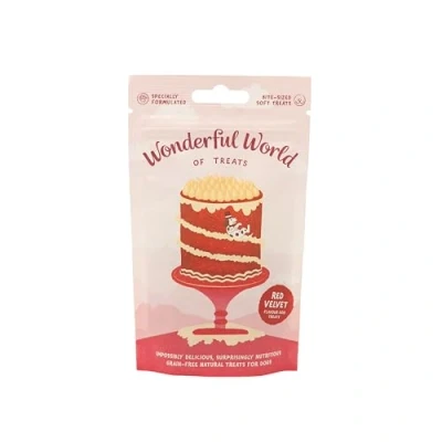 Image of Wonderful World Pet Treats, delectable Dog Treats 12 Pack (Red Velvet Cake)