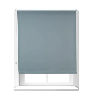 Image of Relaxdays Darkening Blinds with Heat Protection, Thermal Roller, No Drilling, Side Pull Roller Klemmfix, 110 x 160 cm
