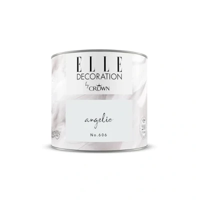 Image of ELLE Decoration Paint, Angelic No.606 125ml Luxurious, Matt Emulsion Sample for Interior Walls and Ceilings