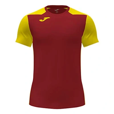 Image of Joma Men&#039;s Record II T Shirt, Red Yellow, S