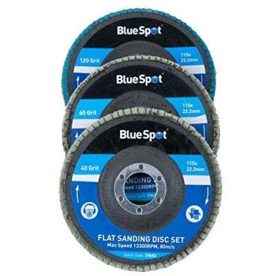 Image of Blue Spot Tools 19642 B/SPOT 4 1/2 Inch Flat Sanding Disc (3 Piece)
