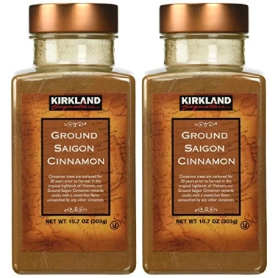 Image of Kirkland Signature Saigon Cinnamon 10.7 Oz Bottles( Pack Of 2) 21.4 Total