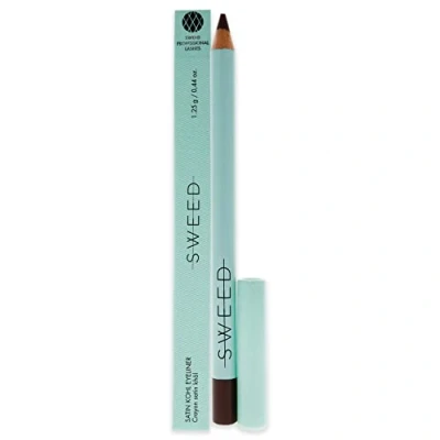 Image of Sweed Satin Coal Ultra Creamy Dusty Brown Eyeliner Waterproof and Long Wearing Eye Pencil with Intense Colour