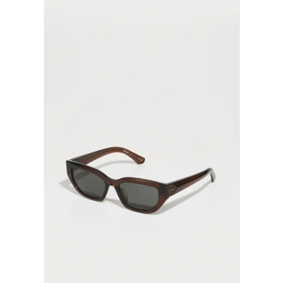 Image of Burberry Woman BE4463D 411687 Sunglasses Acetate Brown Grey Cat Eye Normal