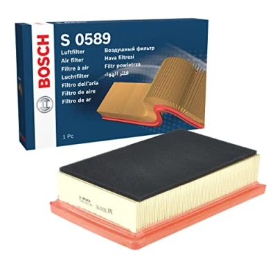 Image of 51885139 Air Filter BOSCH F 026 400 589 54mm 142mm 224,5mm Insert FIAT: 500L