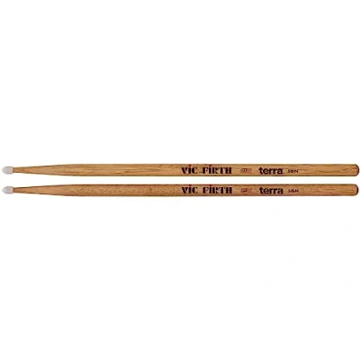 Image of Vic Firth American Classic® Terra Series Drumsticks 5BTN Hickory Nylon Tip 4 Pair Pack