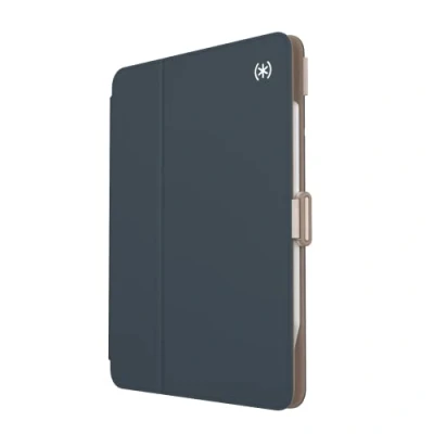 Image of Speck iPad Pro 4th Generation Case Hard Back for Apple 11 inch (2022) Slim Multi Range Stand, Pencil Holder, Drop Protection, Camera Shield Balance Folio Almond Milk/Mocha