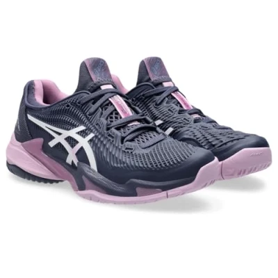 Image of Asics Court 3 Multicourt tennis shoes, Women&#039;s, Size: 4, Indigo fog/white Synthetics/textile