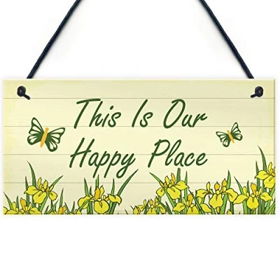 Image of RED OCEAN Novelty Garden Signs And Plaques Summer House Sign Shed Keepsake Gift