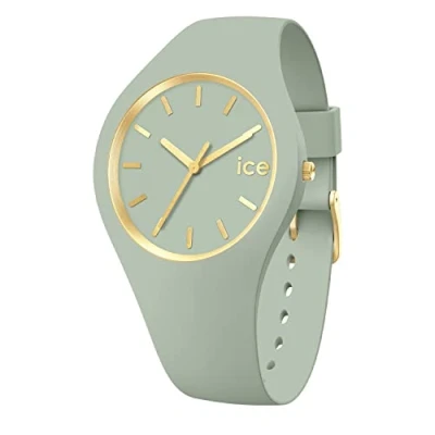 Image of Ice WATCH Glam Brushed Jade Women&#039;s Wristwatch With Silicon Strap 020542 (Small)