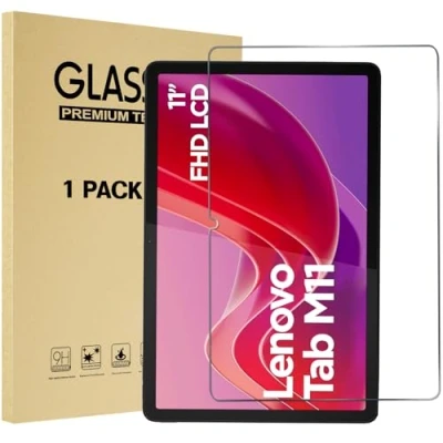 Image of ProCase 1 Pack Screen Protector for Lenovo Tab M11 2024 TB330FU, Tempered Glass Film Guard 11&quot; Release