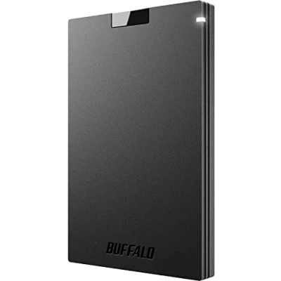 Image of Buffalo External SSD 2TB Compatible with PS4 / PS5 Windows/Mac USB C A 3.2 Solid State Drive PG2.0U3B