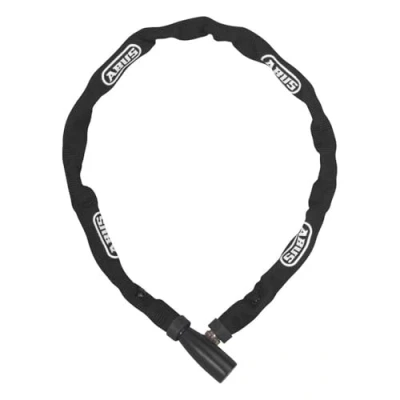 Image of ABUS chain lock 1500 Web bicycle made of special steel 4 mm thick round security level 3 110 cm black